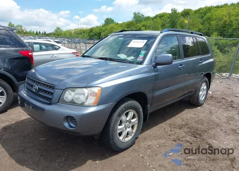 2003 Toyota Highlander Limited from USA, damaged, VIN JTEGF21A730109345